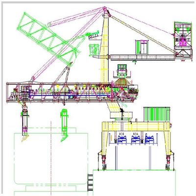 Тип затяжелитель пояса непрерывности емкости загрузки 4000t/H корабля